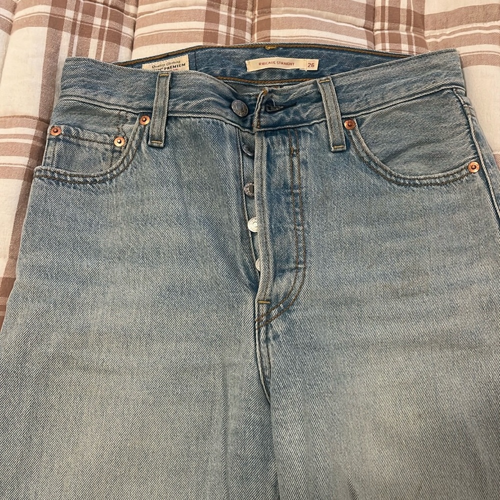 Levis ribcage jeans